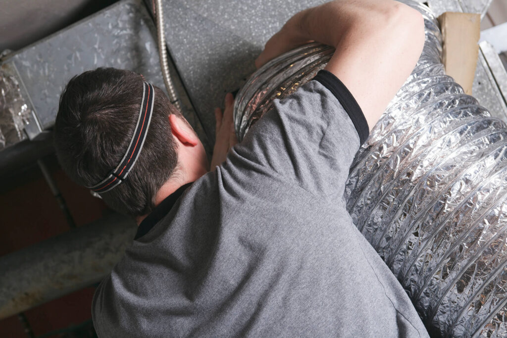 Negative Pressure Duct Cleaning